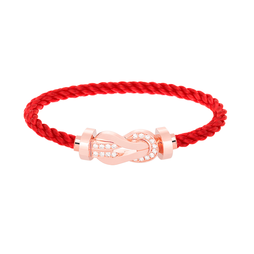 [Mystic Crown]CHANCE LARGE 8 FIGURE BUCKLE HALF DIAMOND BRACELET ROSE GOLD