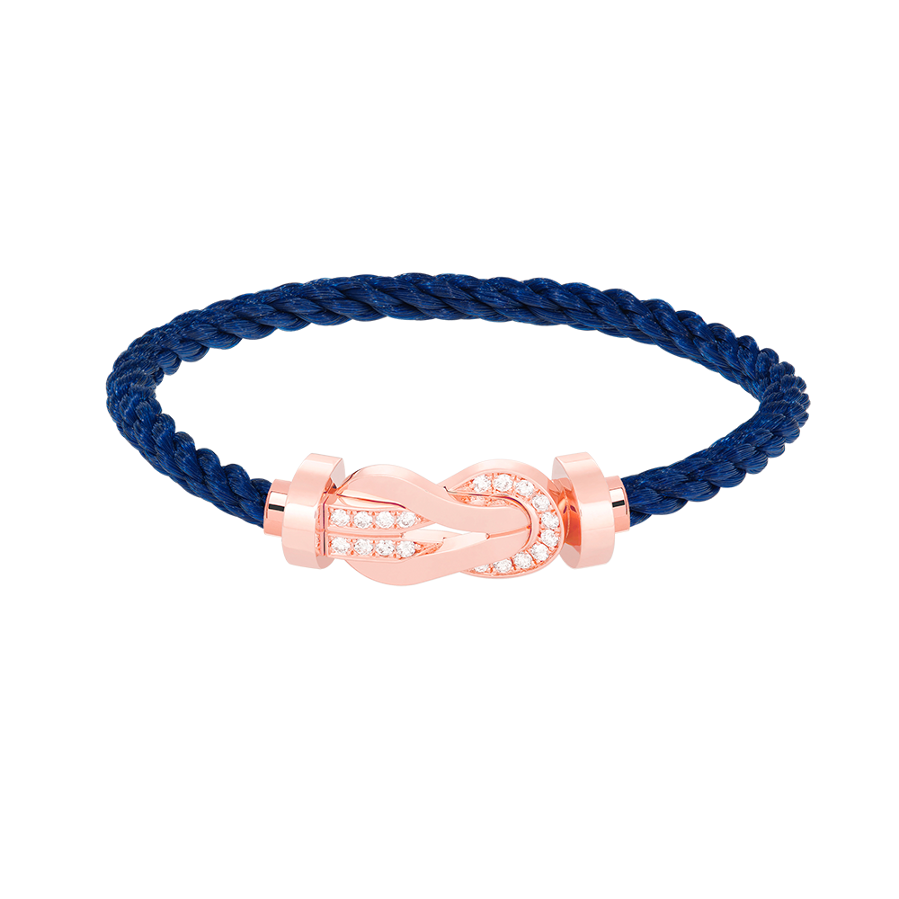 [Mystic Crown]CHANCE LARGE 8 FIGURE BUCKLE HALF DIAMOND BRACELET ROSE GOLD