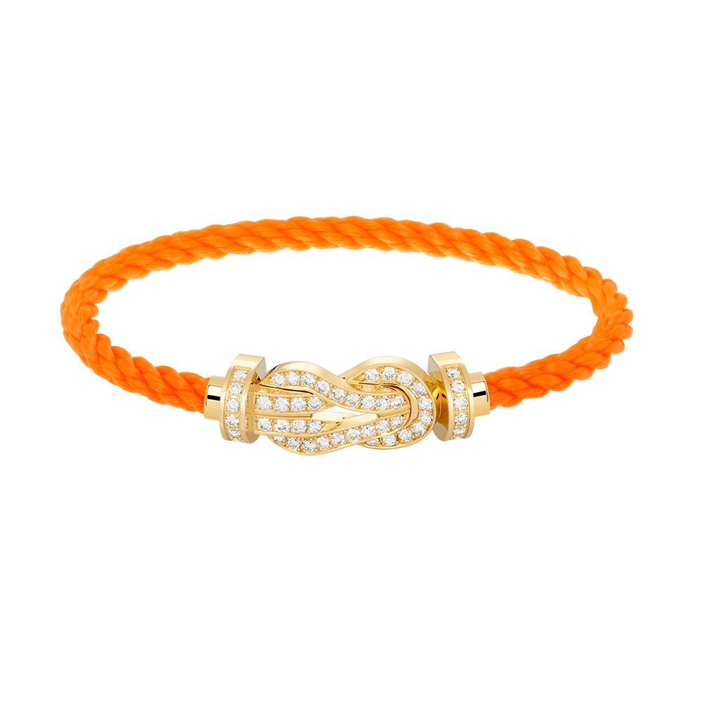 [Mystic Crown]CHANCE LARGE 8 FIGURE BUCKLE FULLDIAMOND BRACELET GOLD