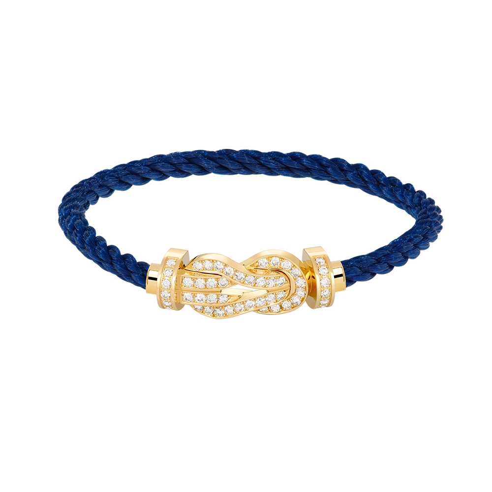 [Mystic Crown]CHANCE LARGE 8 FIGURE BUCKLE FULLDIAMOND BRACELET GOLD