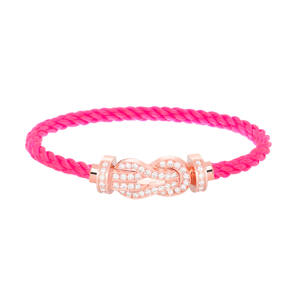 [Mystic Crown]CHANCE LARGE 8 FIGURE BUCKLE FULL DIAMOND BRACELET ROSE GOLD