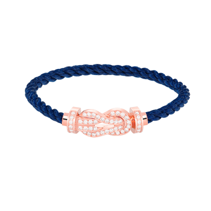 [Mystic Crown]CHANCE LARGE 8 FIGURE BUCKLE FULL DIAMOND BRACELET ROSE GOLD