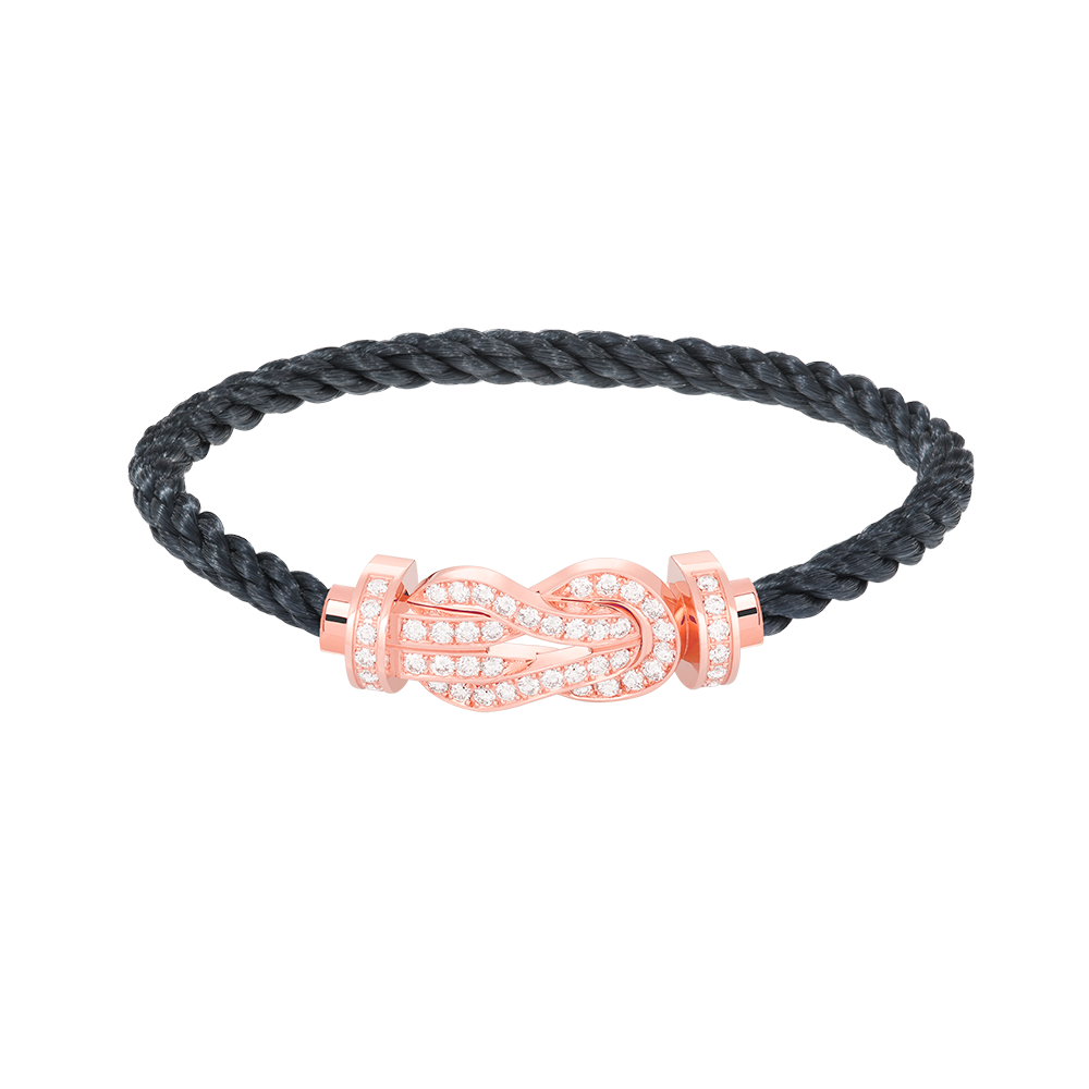 [Mystic Crown]CHANCE LARGE 8 FIGURE BUCKLE FULL DIAMOND BRACELET ROSE GOLD