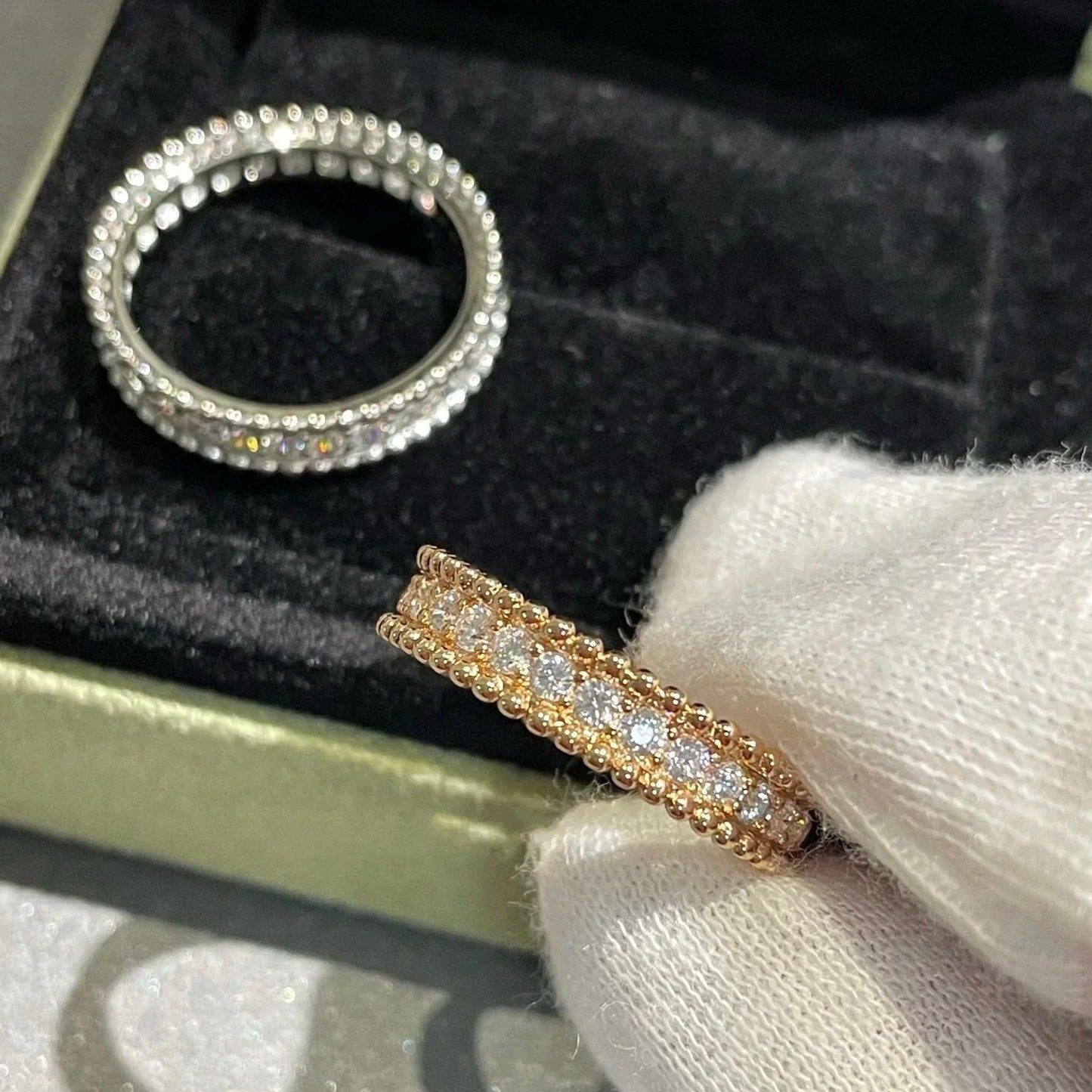 [Mystic Crown]PERLEE DIAMOND ROSE GOLD RING