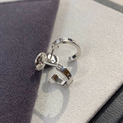 [Mystic Crown]LOVE EARRINGS 2.65MM SILVER