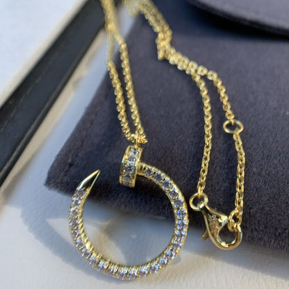 [Mystic Crown]JUSTE NECKLACE GOLD DIAMONDS