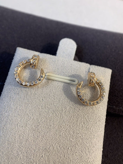 [Mystic Crown]JUSTE EARRINGS GOLD DIAMONDS