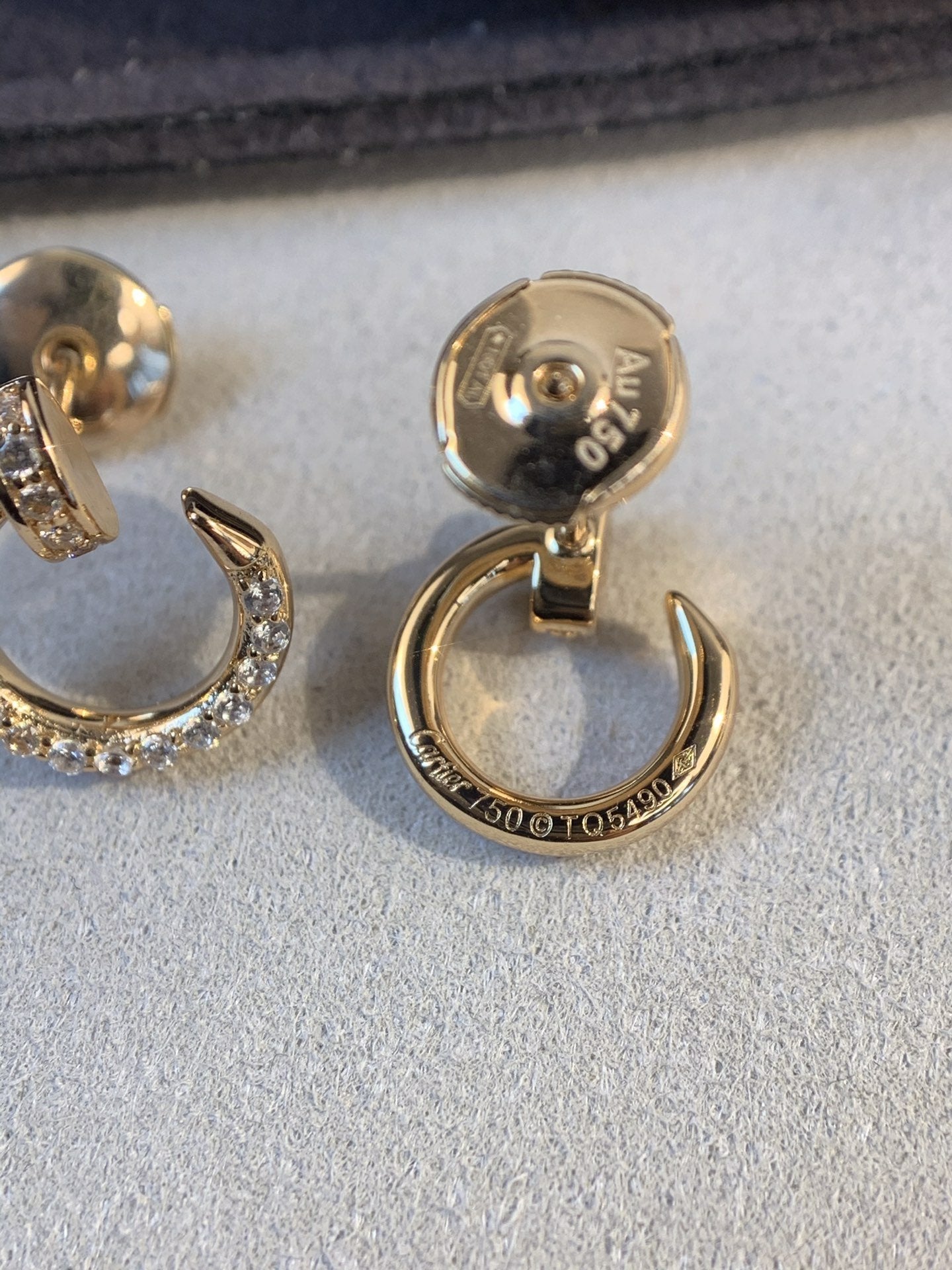 [Mystic Crown]JUSTE EARRINGS GOLD DIAMONDS