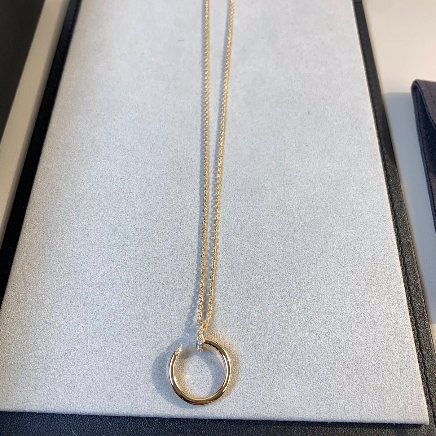 [Mystic Crown]JUSTE NECKLACE PINK GOLD
