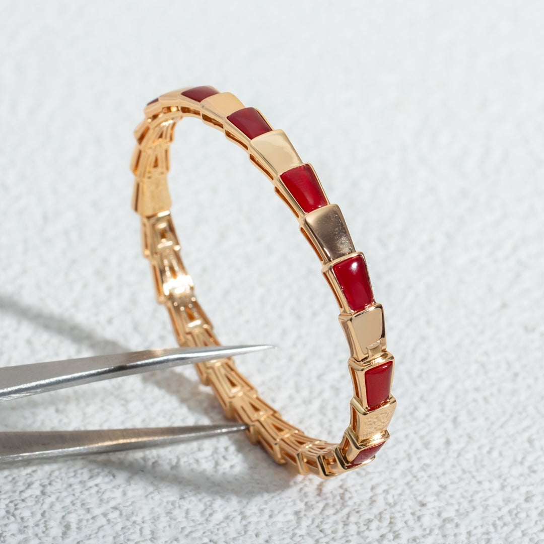 [Mystic Crown]SERPENTI BRACELET PINK GOLD RUBELLITE