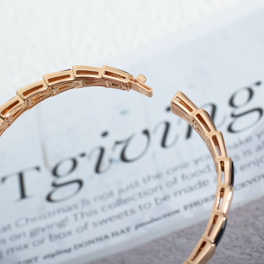 [Mystic Crown]SERPENTI BRACELET PINK GOLD ONYX