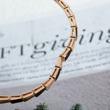 [Mystic Crown]SERPENTI BRACELET PINK GOLD ONYX