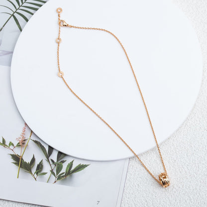 [Mystic Crown]PARENTESI NECKLACE PINK GOLD