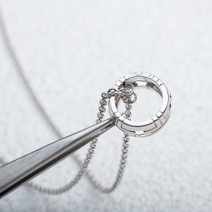 [Mystic Crown]PARENTESI NECKLACE SILVER