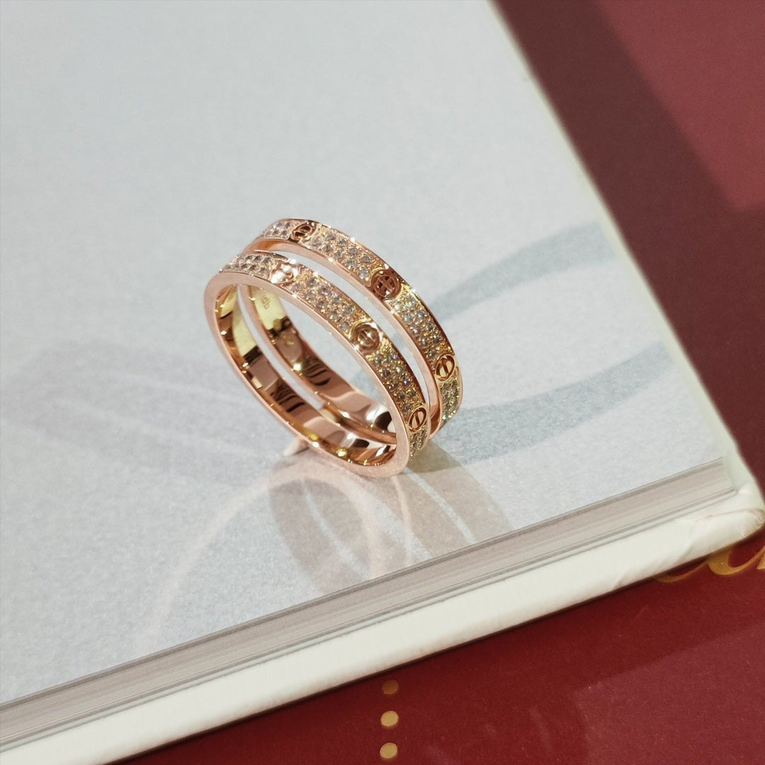 [Mystic Crown]LOVE RING 2.65MM DIAMOND