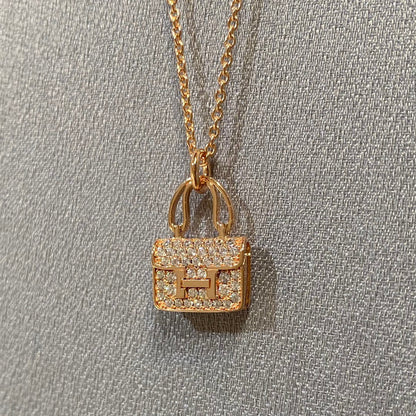 [Mystic Crown]CONSTANCE PEDANT DIAMOND NECKLACE