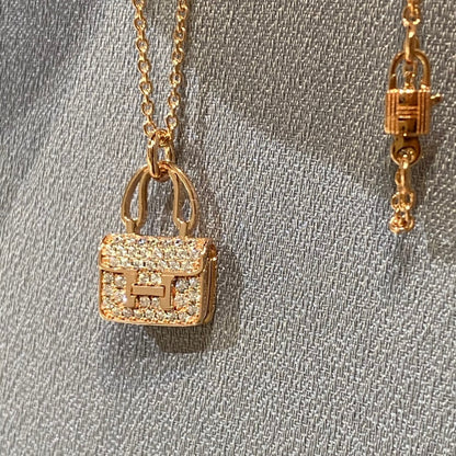 [Mystic Crown]CONSTANCE PEDANT DIAMOND NECKLACE