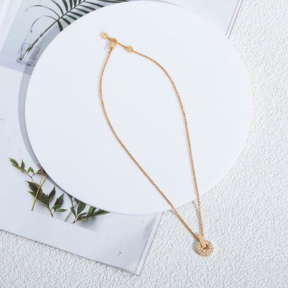 [Mystic Crown]GARI NECKLACE PINK GOLD DIAMOND