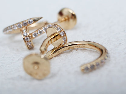 [Mystic Crown]JUSTE EARRINGS 12.75MM PINK GOLD DIAMOND