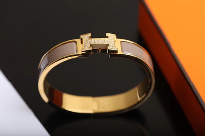 [Mystic Crown]H BRACELET GOLD DIAMOND