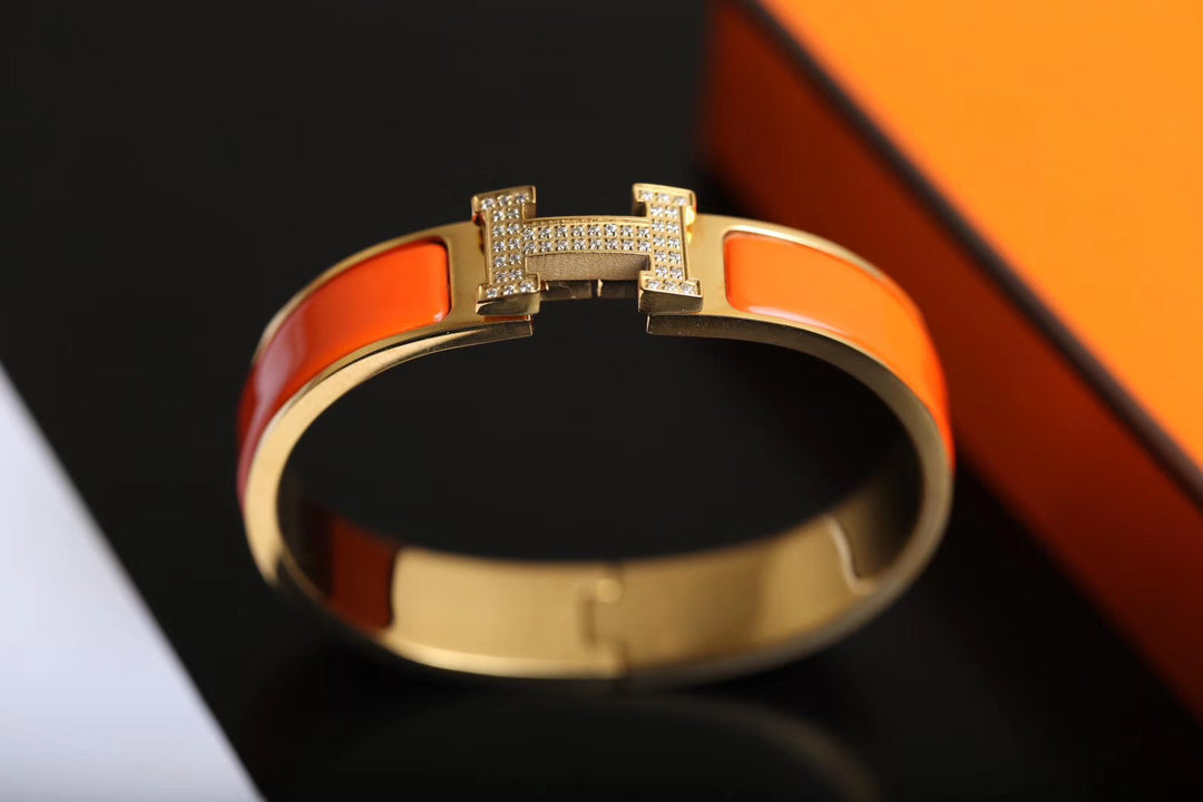 [Mystic Crown]H BRACELET GOLD DIAMOND