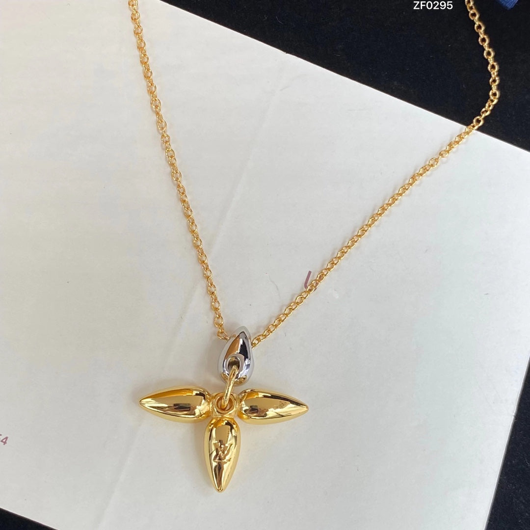 [Mystic Crown]LOUISETTE PEDANT GOLD NECKLACE