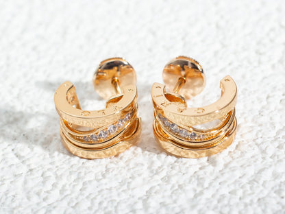 [Mystic Crown]ZERO 1 PINK GOLD DIAMONDS EARRINGS