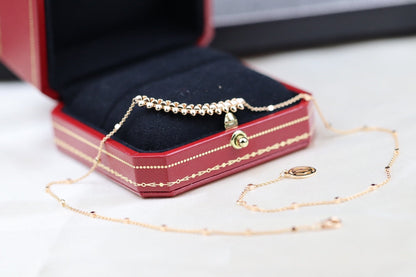 [Mystic Crown]CLASH PINK GOLD NECKLACE