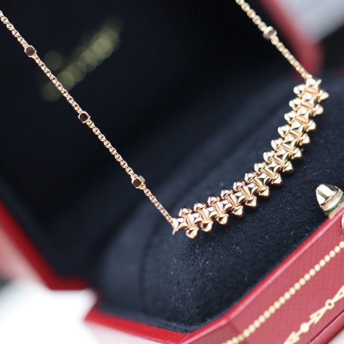 [Mystic Crown]CLASH PINK GOLD NECKLACE