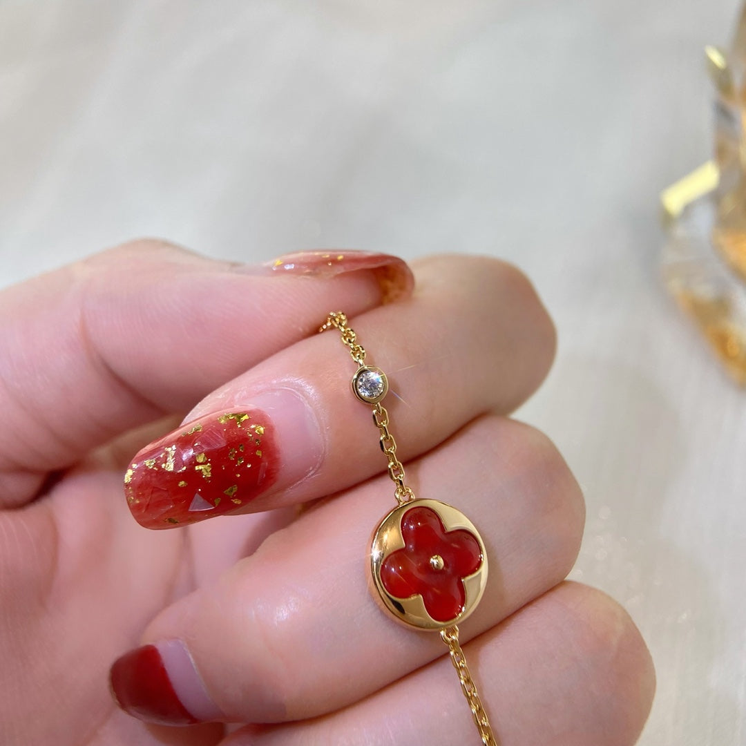 [Mystic Crown]SUN PEDANT CARNELIAN BRACELET