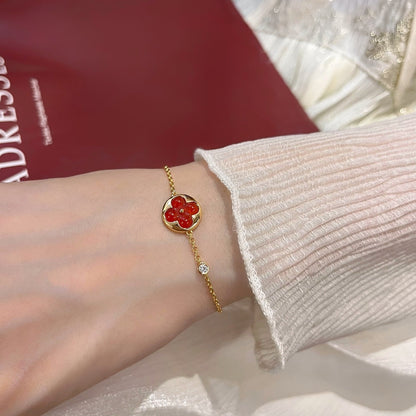[Mystic Crown]SUN PEDANT CARNELIAN BRACELET