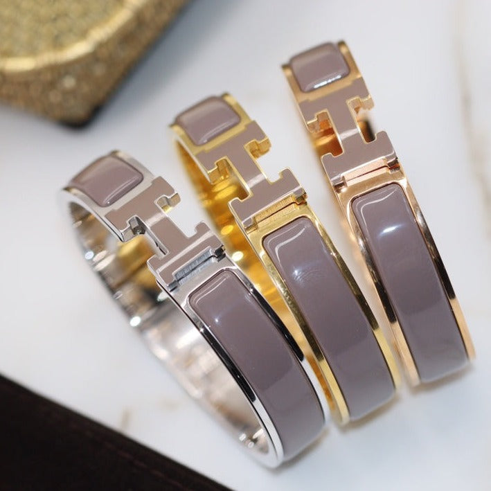 [Mystic Crown]H BRACELET 12MM BROWN