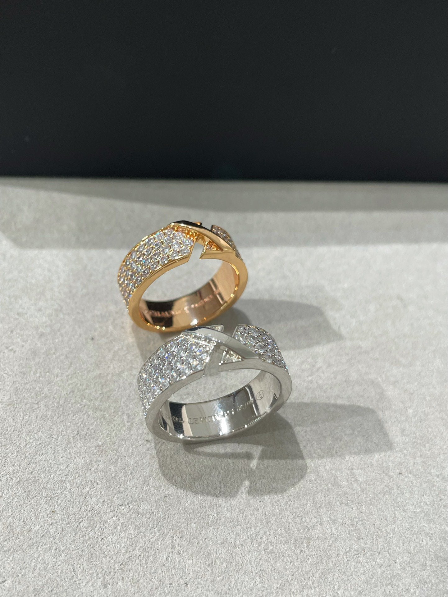 [Mystic Crown]LIENS EVIDENCE  DIAMOND PAVED RING