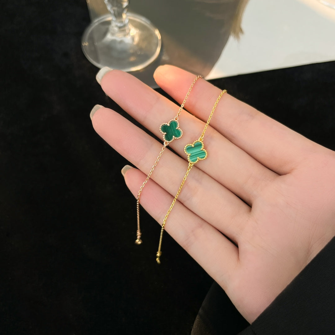 [Mystic Crown]CLOVER BRACELET MALACHITE 1 MOTIF