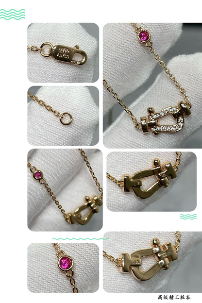 [Mystic Crown]FORCE 10 DIAMOND PINK GOLD NECKLACE
