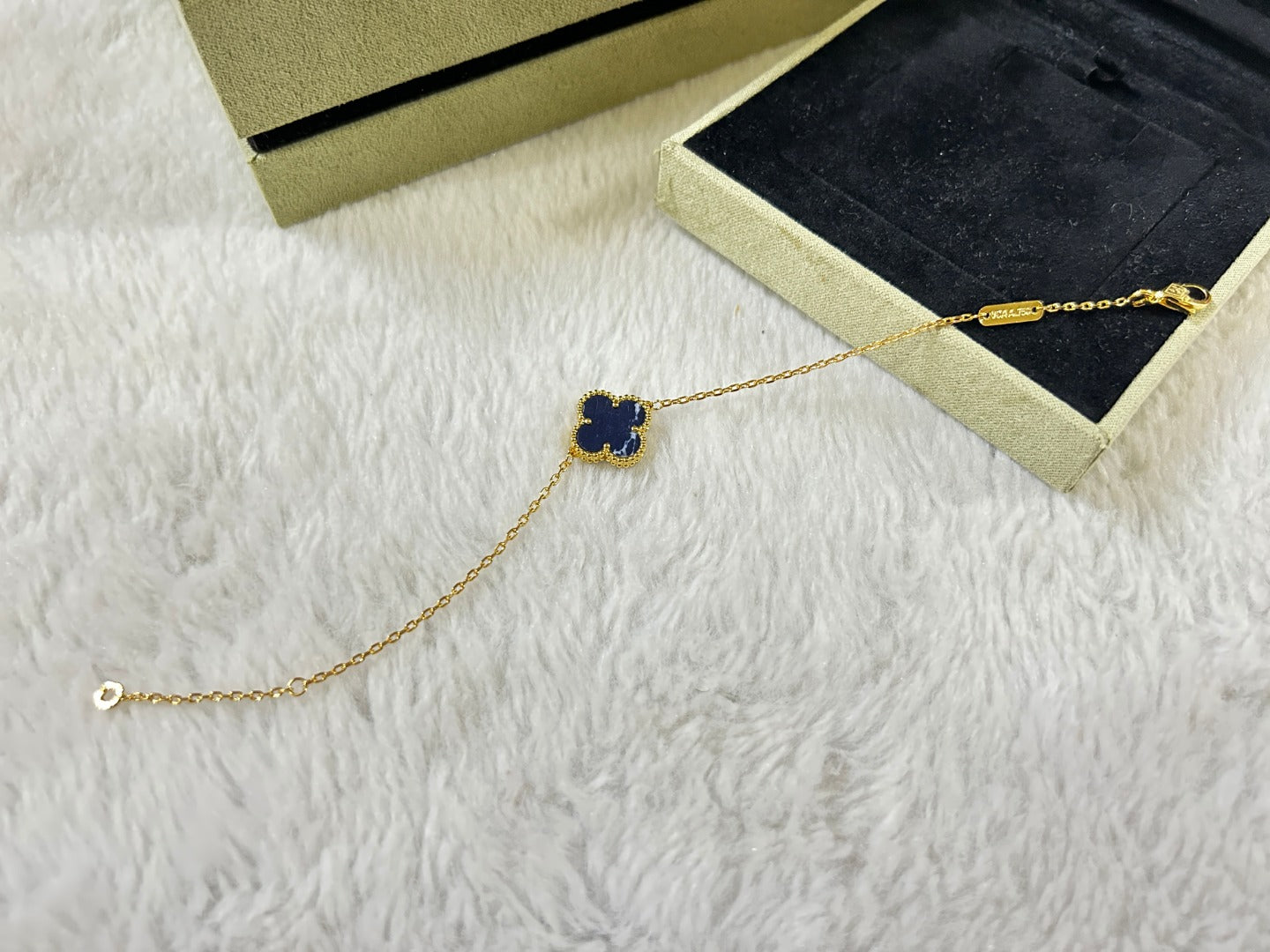 [Mystic Crown]CLOVER 1 MOTIF PIETERSITE BRACELET