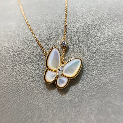 [Mystic Crown]BUTTERFLY MOP DIAMOND NECKLACE
