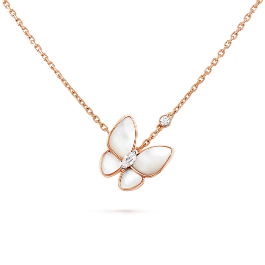 [Mystic Crown]BUTTERFLY MOP DIAMOND NECKLACE