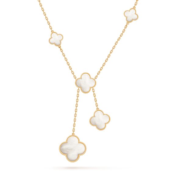 [Mystic Crown]CLOVER MOTHER OF PEARL NECKLACE 6 MOTIF