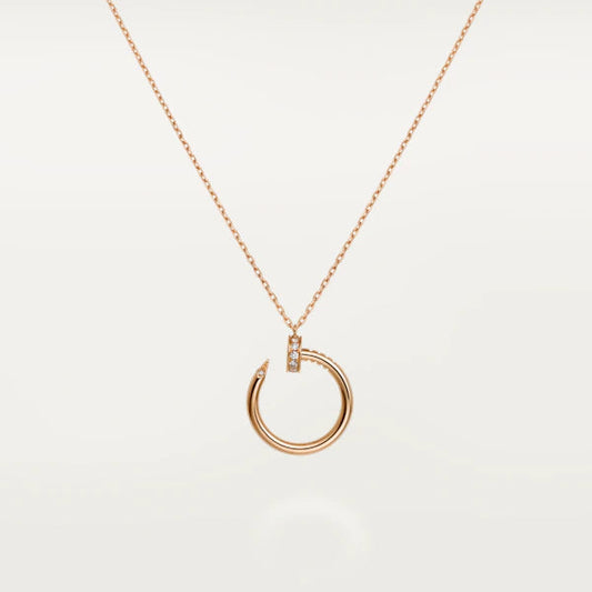 [Mystic Crown]JUSTE NECKLACE PINK GOLD