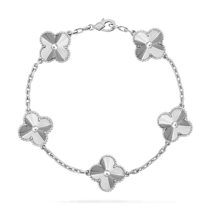 [Mystic Crown]CLOVER SILVER 5 MOTIFS BRACELET