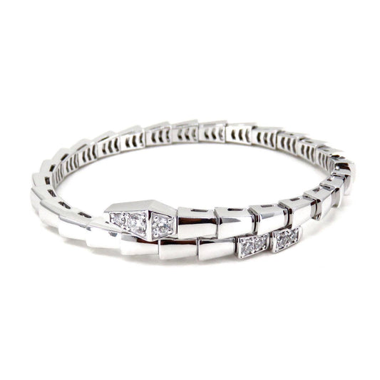 [Mystic Crown]SERPENTI BRACELET DIAMONDS SILVER