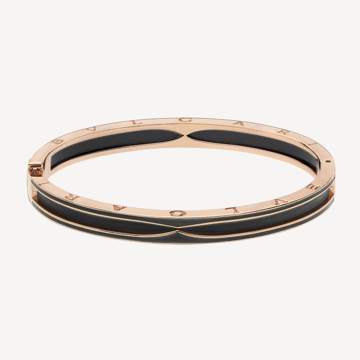 [Mystic Crown]ZERO 1 PINK GOLD WITH MATTE BLACK CERAMIC BRACELET