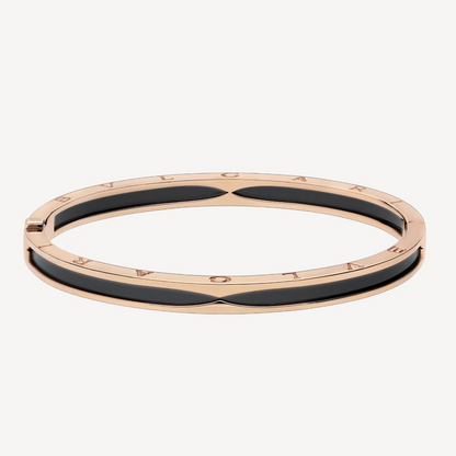 [Mystic Crown]ZERO 1 PINK GOLD WITH BLACK CERAMIC BRACELET