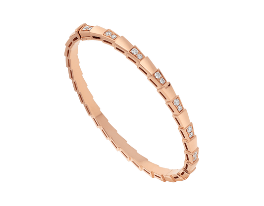 [Mystic Crown]SERPENTI SMALL BRACELET PINK GOLD DIAMOND