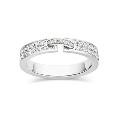 [Mystic Crown]ALLIANCE LIENS VIDENCE PAVED DIAMOND 4MM RING
