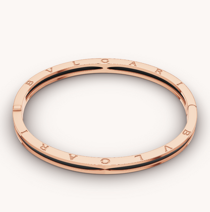 [Mystic Crown]ZERO 1 PINK GOLD WITH BLACK CERAMIC BRACELET