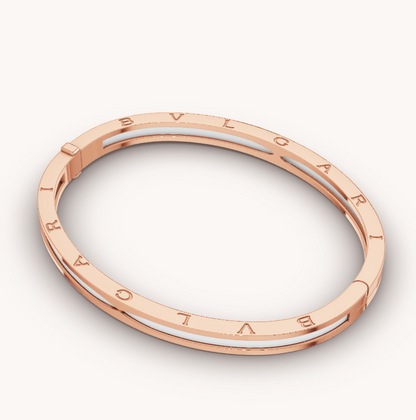 [Mystic Crown]ZERO 1 PINK GOLD WITH WHITE CERAMIC BRACELET