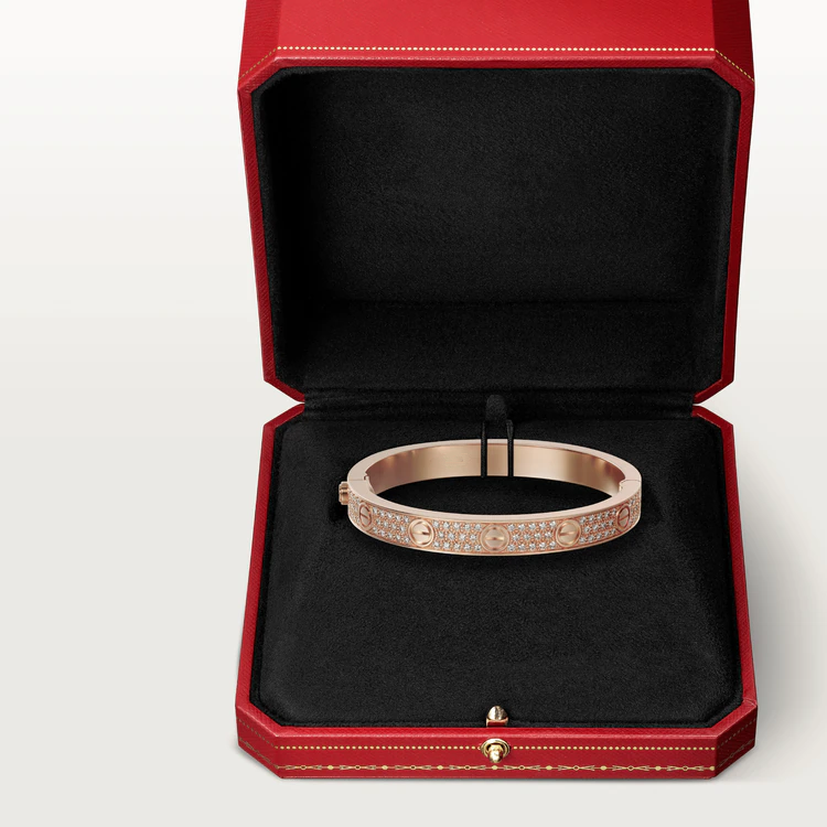 [Mystic Crown]LOVE BRACELET 6.1MM DIAMOND-PAVED