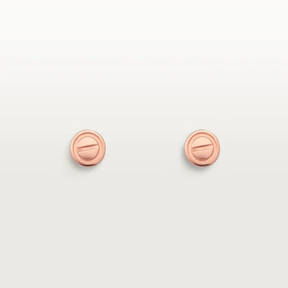 [Mystic Crown]LOVE EARRINGS PINK GOLD 10MM